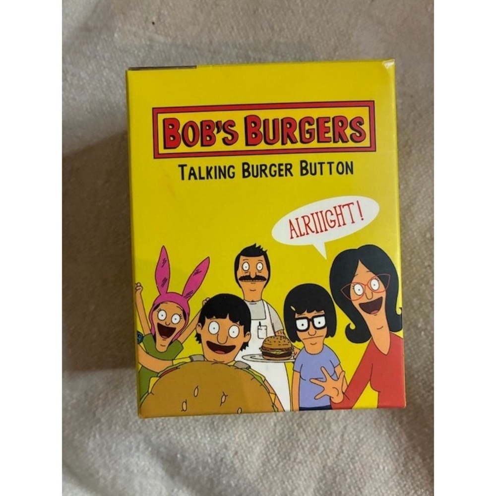 Bobs Burgers Talking Burger Button Deluxe Mega Kit with Mini Book Robb Pearlman